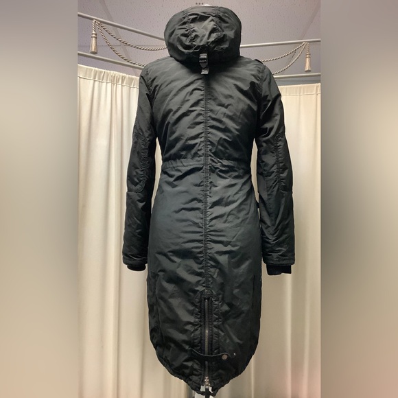 Triple Five Soul Essentials Winter Hooded Cotton Coat Y2K - Picture 3 of 13